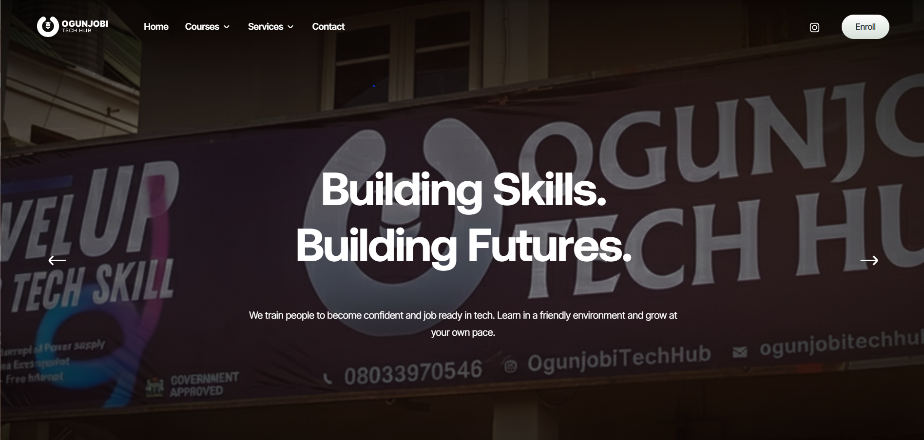 Ogunjobi Tech Hub Training & Management Portal